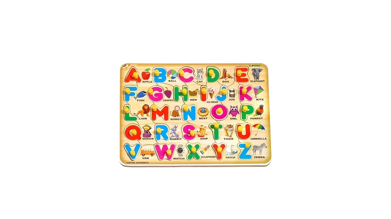 english alphabet raised puzzle