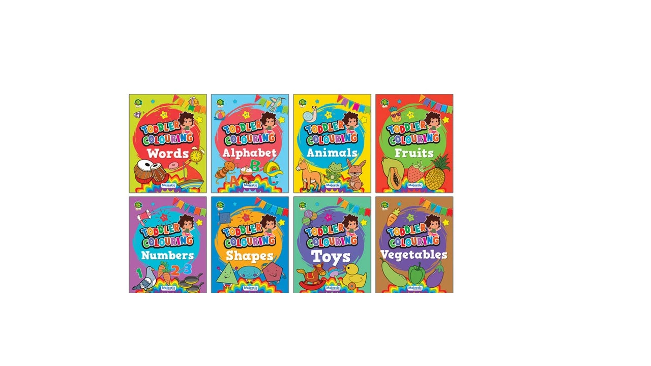 TODDLER COLOUR BOOK SET