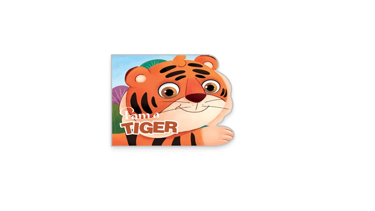 I AM A TIGER (SHAPED BOARD BOOK)