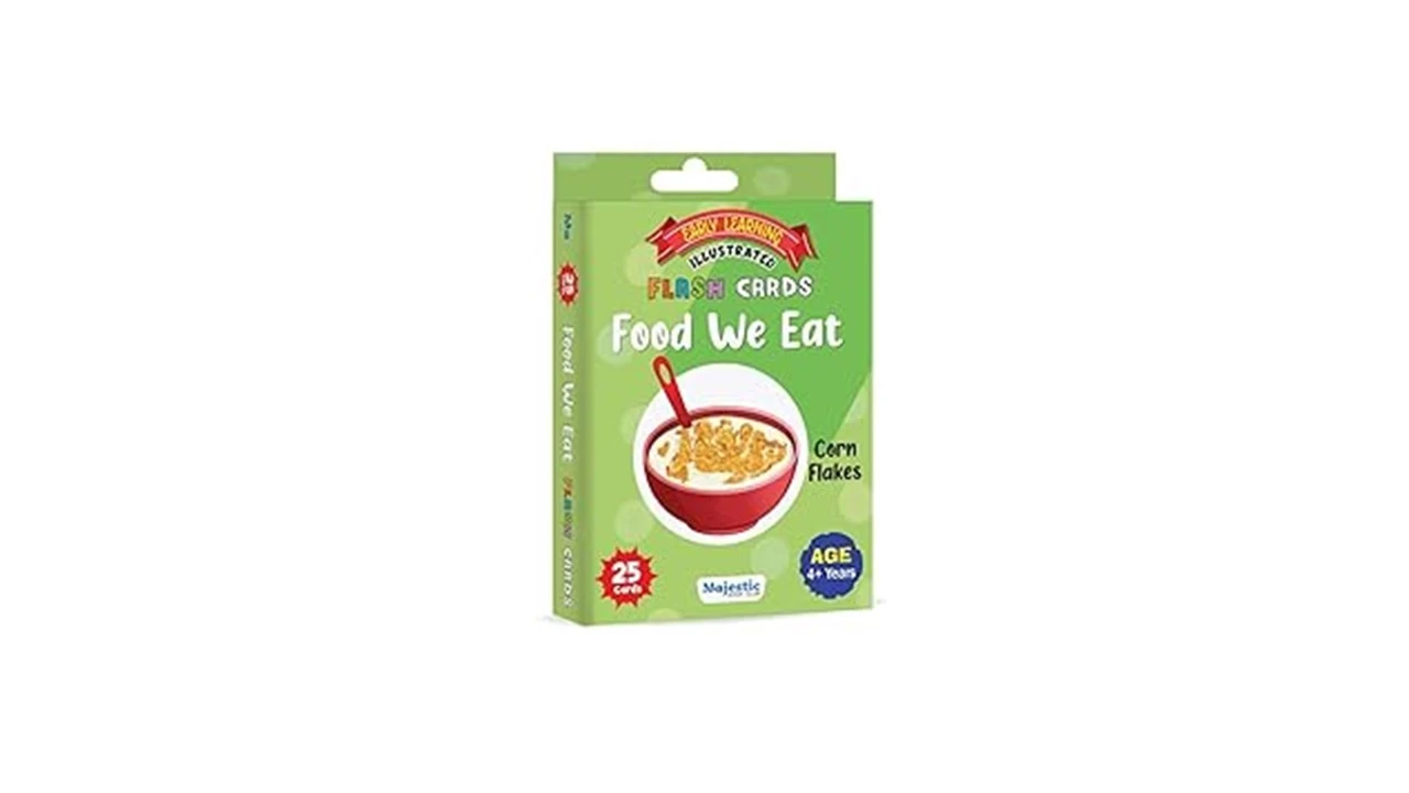 FLASH  CARD FOOD WE EAT -2 (GREEN)