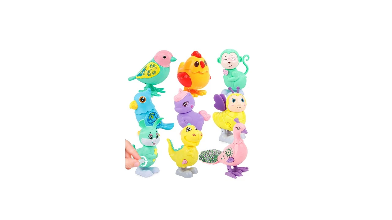 CARTOON CHAIN TOYS 12 PCS