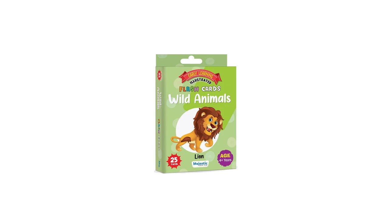 FLASH CARD WILD ANIMAL (BT)