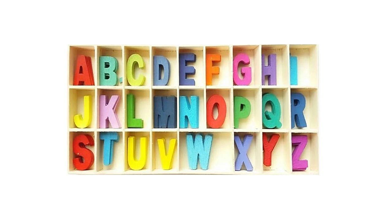 ALPHABET CUTOUT BIG 1 SET