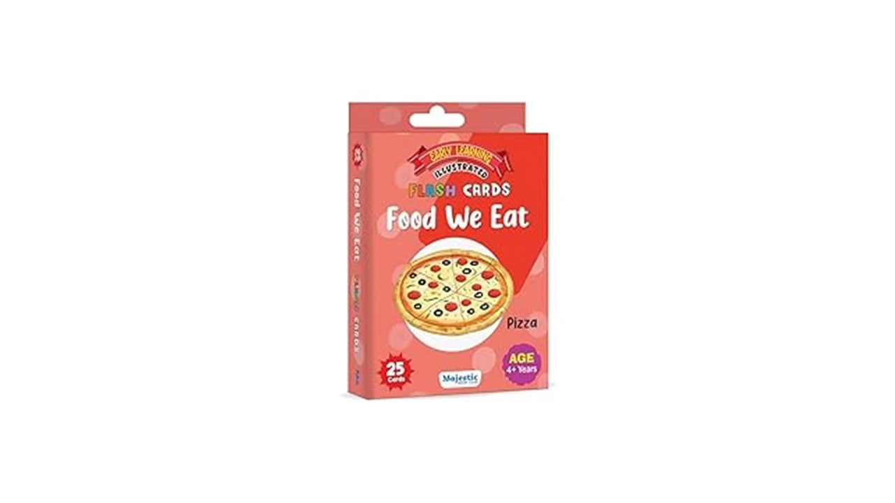 FLASH CARD FOOD WE EAT-1 (RED)