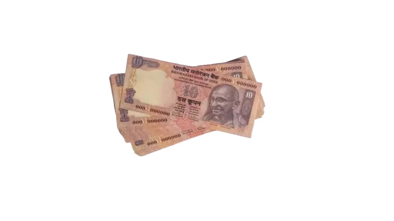 PAPER DUMMY 10 RUPEES NOTE