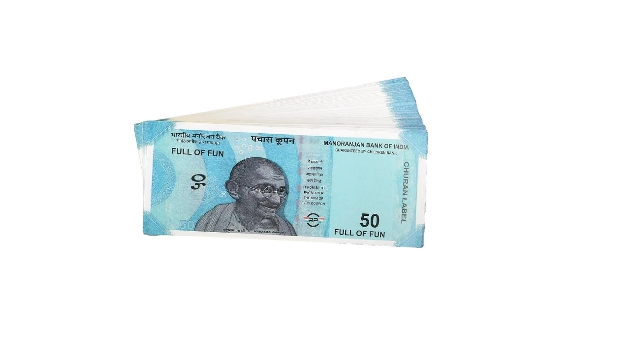 PAPER DUMMY 50 RUPEES NOTE