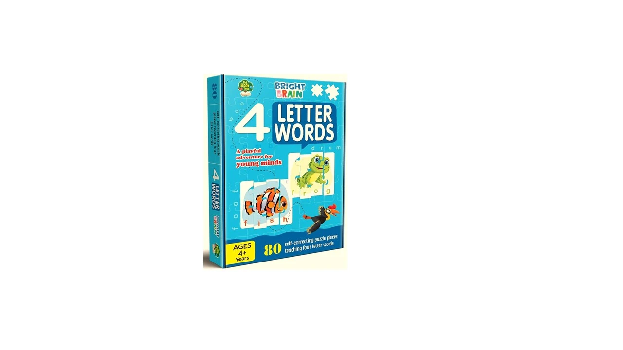 BRIGHT BRAIN PUZZLE BOX 4 LETTERS (BT)