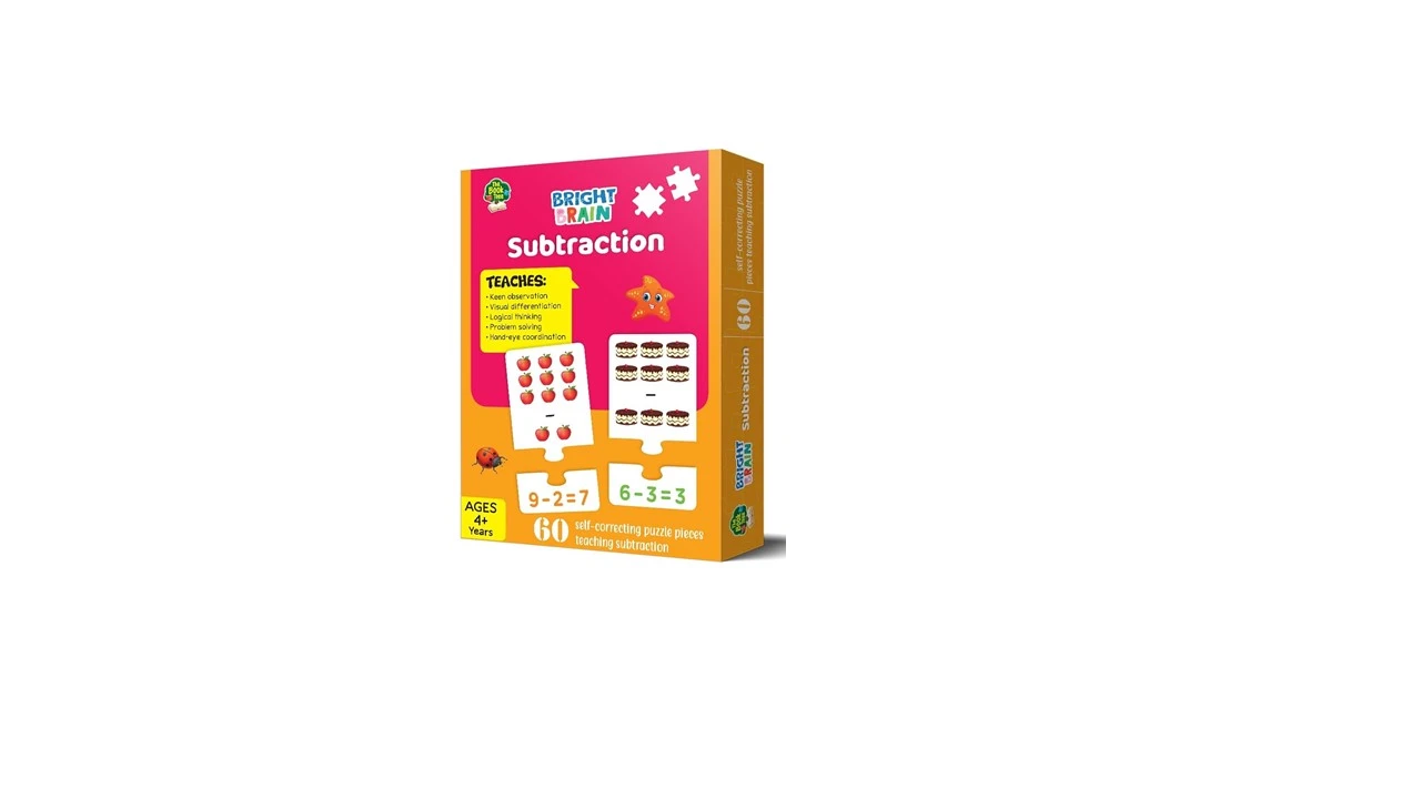 BRIGHT BRAIN PUZZLE BOX SUBTRACTION BT